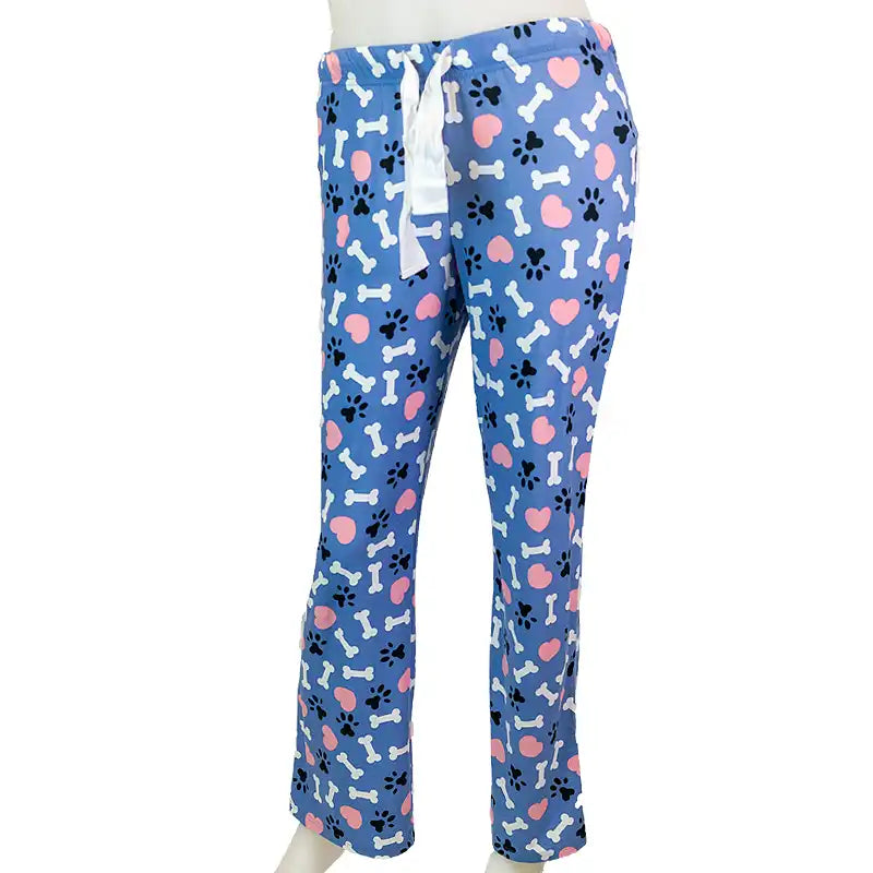 DKR Women's Paw Prints Sleep Pants