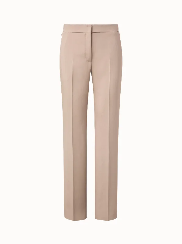 Straight Leg Pant in Silk