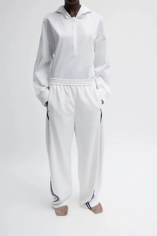 Tibi Active Knit Winslow Pant - White