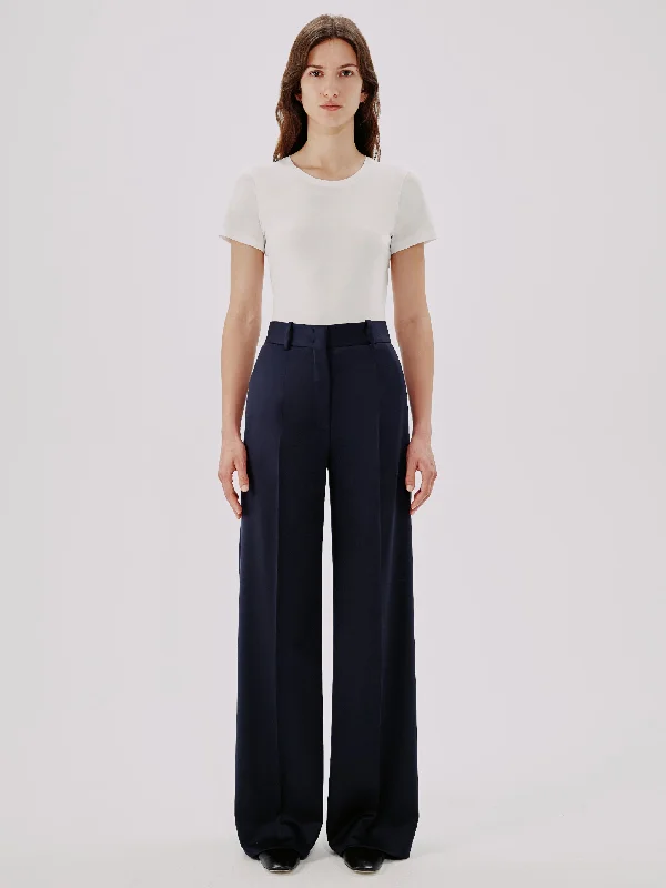 Wide Leg Suit Pant