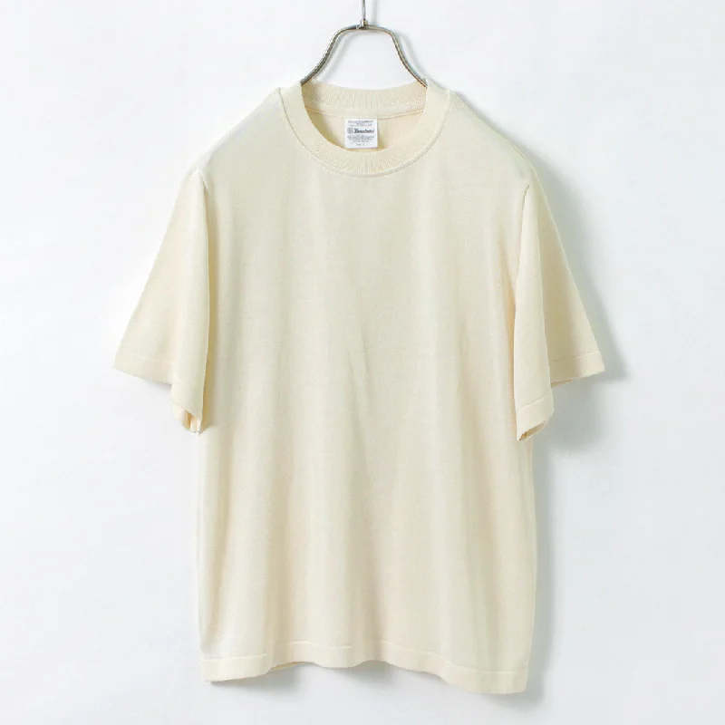 YONETOMI NEW BASIC / Silk Knit T-Shirt