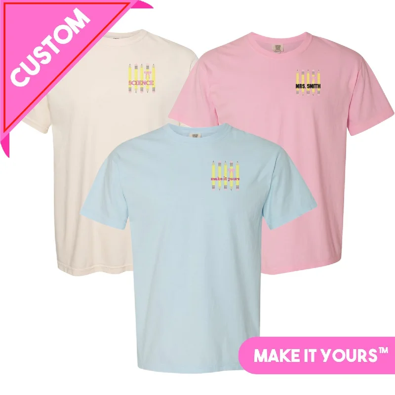 Make It Yours™ 'Bow & Pencil' T-Shirt