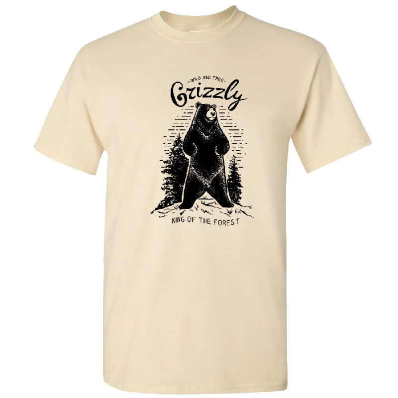 Wild And Free Grizzly Asst Colors T-shirt/tee