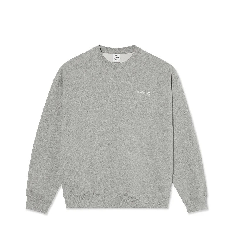 Dave Crewneck | Surf Logo - Heather Grey