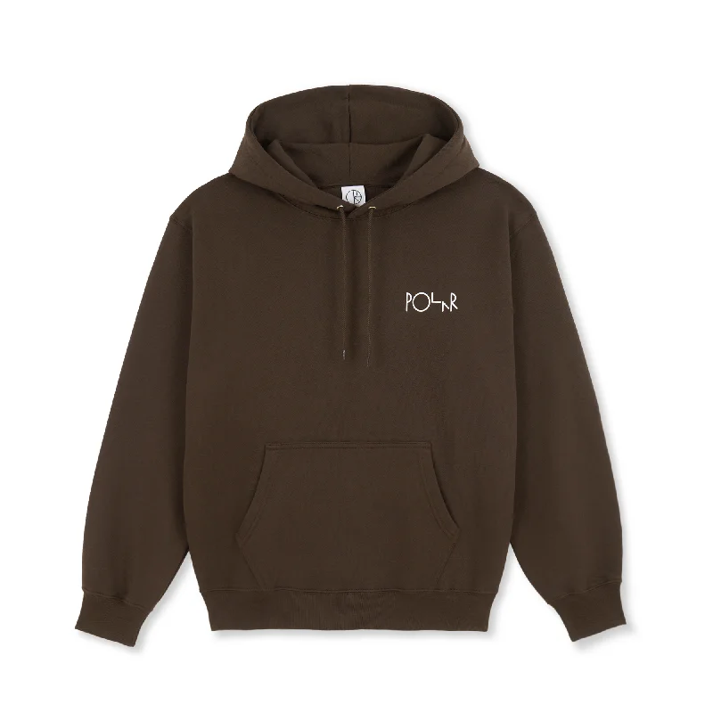 Dave Hoodie | Stroke Logo - Chocolate