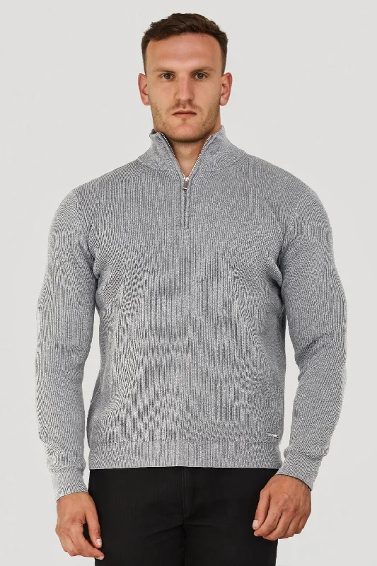 Men's Casual Sweater - Half Turtleneck