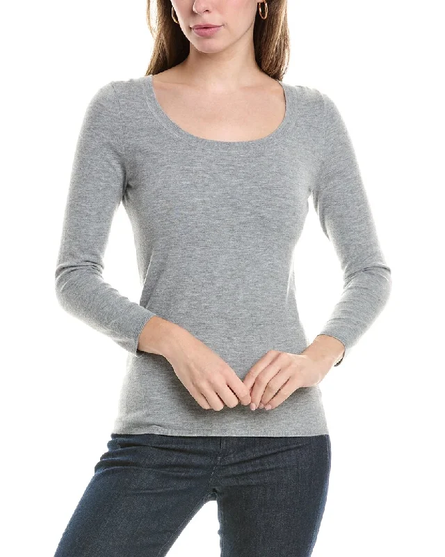 St. John Scoop Sweater