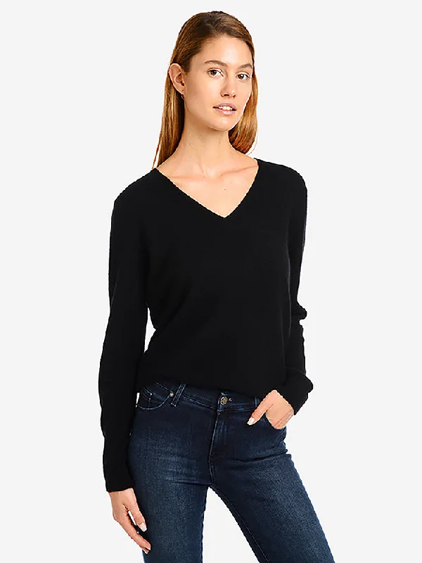 Cashmere Oversized V-Neck Willow Sweater