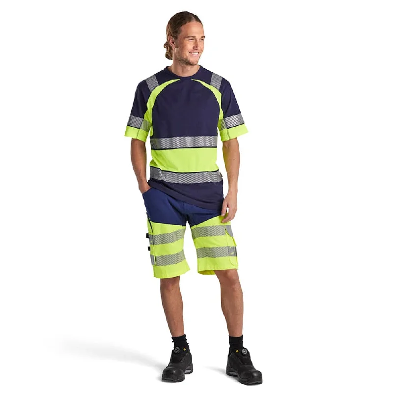 Blaklader 1541 Hi-Vis Stretch Cargo Shorts