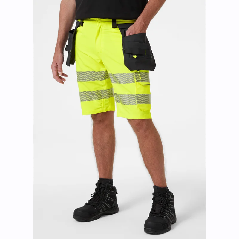 Helly Hansen 77503 ICU Hi-Vis Construction Shorts, Class 1