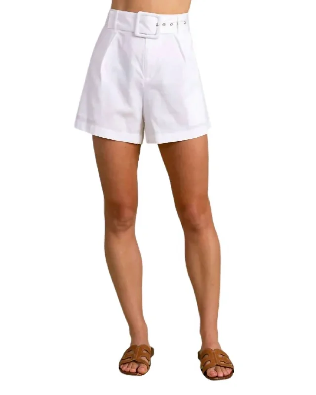 Maya Shorts In White