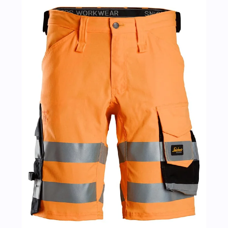 Snickers 6136 Hi-Vis Class 1 Stretch Work Shorts