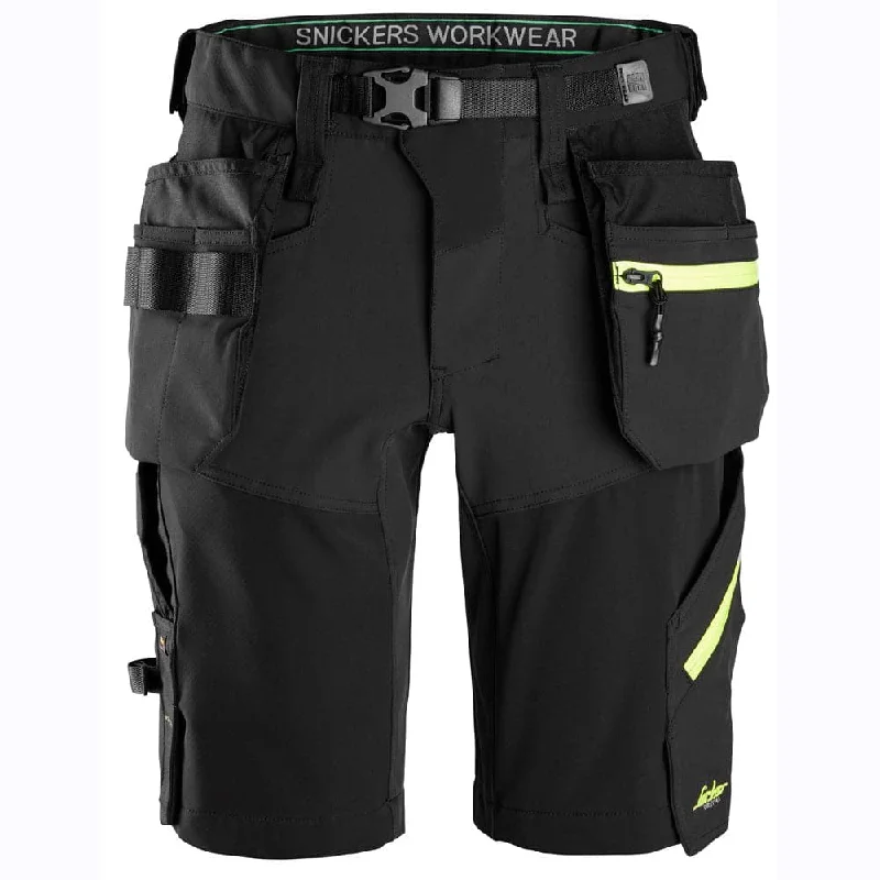 Snickers 6140 FlexiWork, Softshell Stretch Shorts+ Holster Pockets