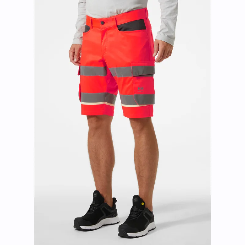 Helly Hansen 77517 UC-ME Hi-Vis 2-Way Stretch Cargo Work Shorts