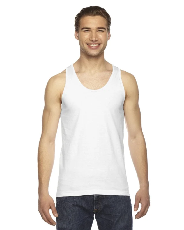 American Apparel Unisex Fine Jersey Tank | White