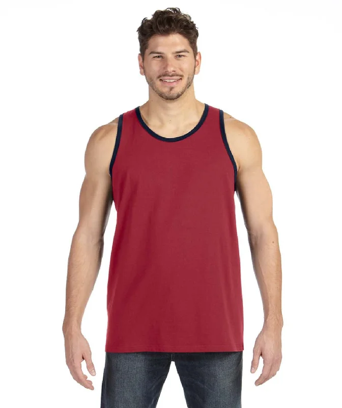 Anvil Lightweight Tank | Indep Red/ Navy