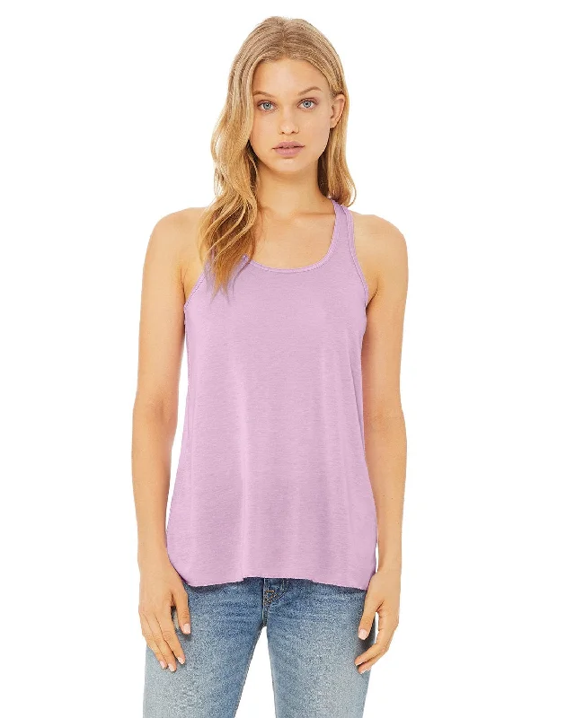 Bella+Canvas Ladies Flowy Racerback Tank | Lilac