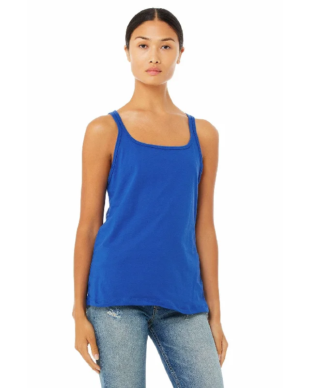 Bella+Canvas Ladies Relaxed Jersey Tank | True Royal