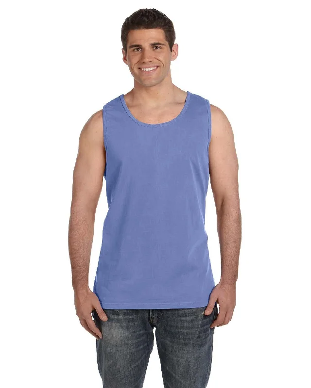 Comfort Colors Garment-Dyed Tank | Flo Blue