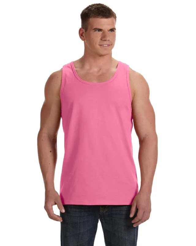 Fruit of the Loom 100% Heavy Cotton HD Tank | Neon Pink