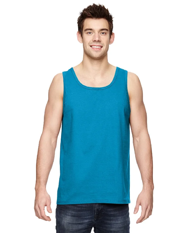 Fruit of the Loom 100% Heavy Cotton HD Tank | Pacific Blue