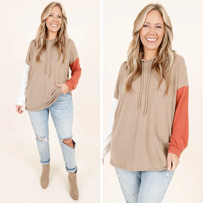 Lantana Hoodie, Taupe