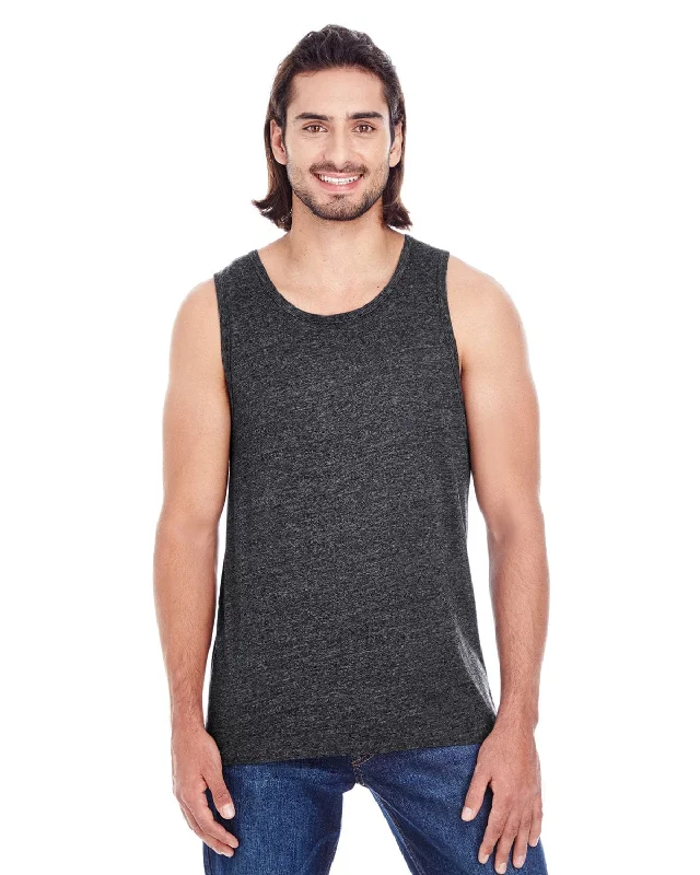 Threadfast Apparel Unisex Triblend Tank | Black Triblend