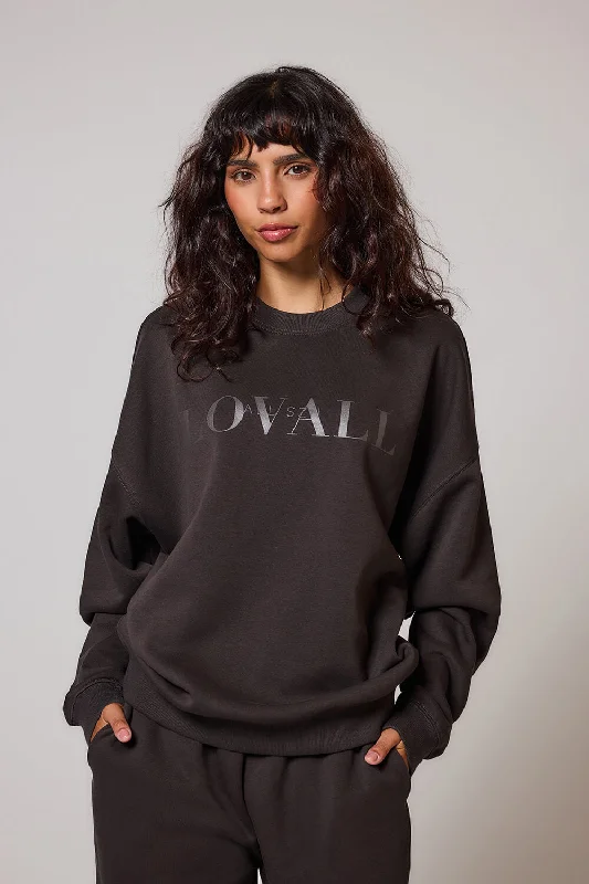 Curve ALL SZN Organic Oversized Sweatshirt Style 4 - Black Coffee