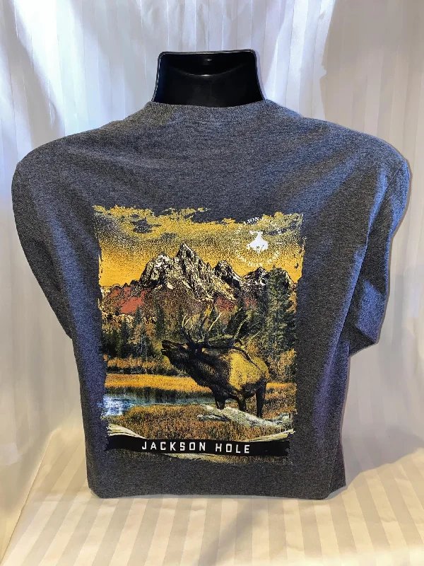 Long Sleeve Elk Teton Black Heather