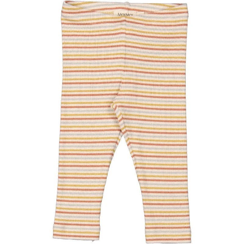 MarMar Modal Rib Autumn Stripe Mix Leg Legging