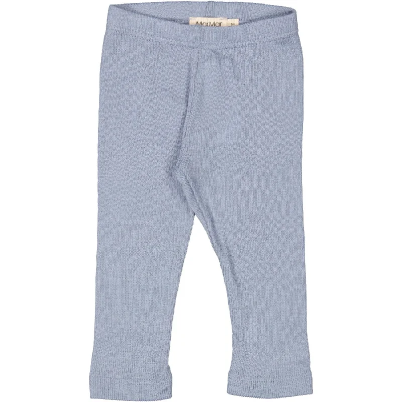 MarMar Wool Rib Monsoon Blue Leg Legging