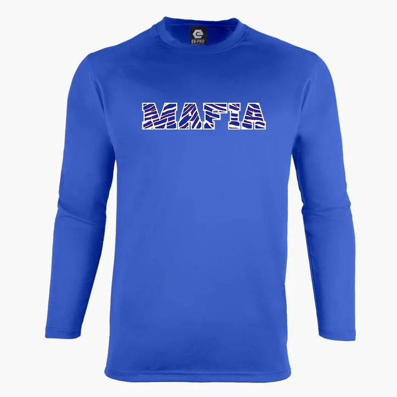 Performance Crew Neck Long Sleeve Shirt - Mafia - Royal